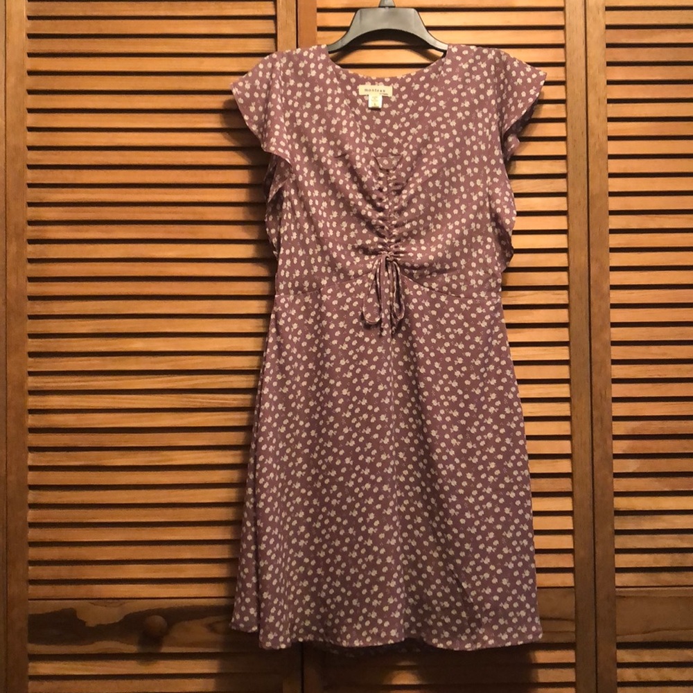 (ON HOLD) Monteau lavender floral dress